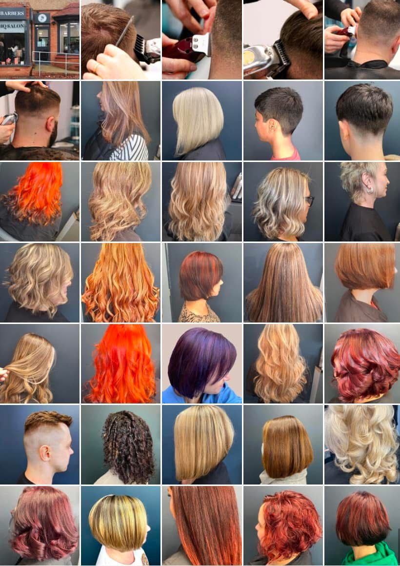 Portfolio of ladies and gents hairstyles at HQ Salon Reading
